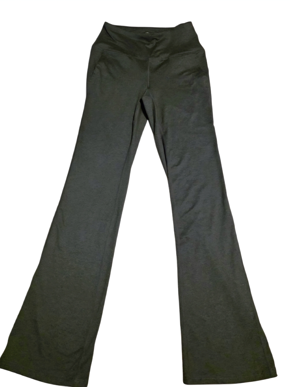 Gaiam Black Flare Leggings High Waist Bootcut Yoga Pants XS